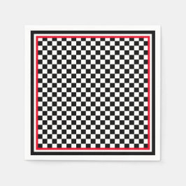 Ihr Schwarz/Weiß-Karton für Text/Farbe Serviette