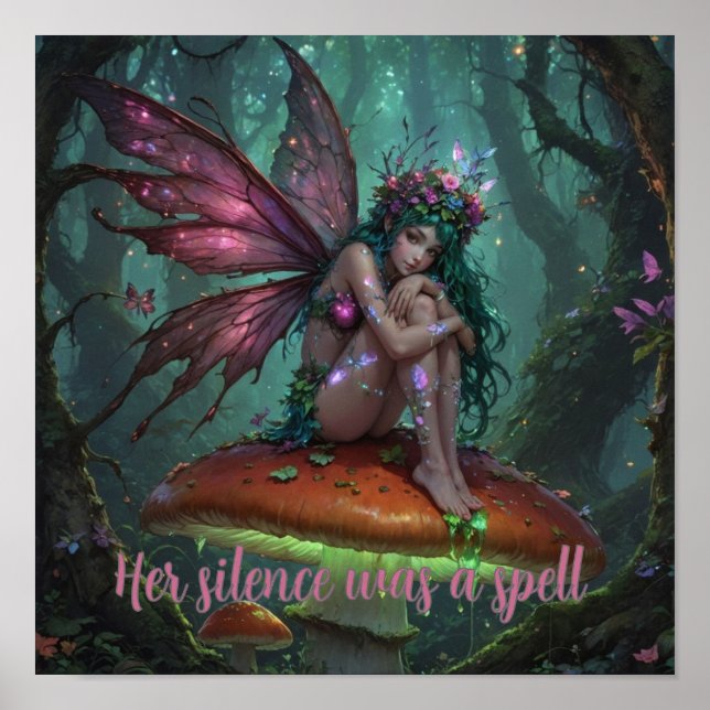 Ihr Schweigen war ein Zauber Poster (Vorne)