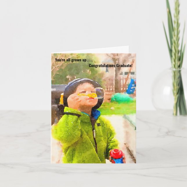 Ihr seid alle erwachsen, Abschluss-Karte Karte (Vorderseite)