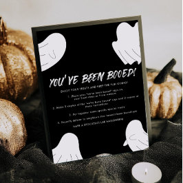 Ihr seid Boo Neighbor Game Sign geworden Poster