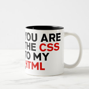 Ihr seid CSS für mein HTML Zweifarbige Tasse