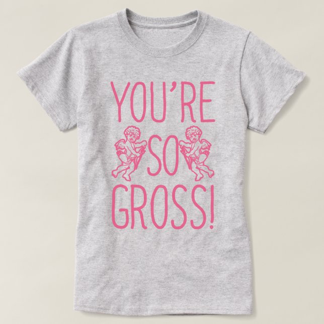 Ihr seid so brutal antivalentinisch T-Shirt (Design vorne)