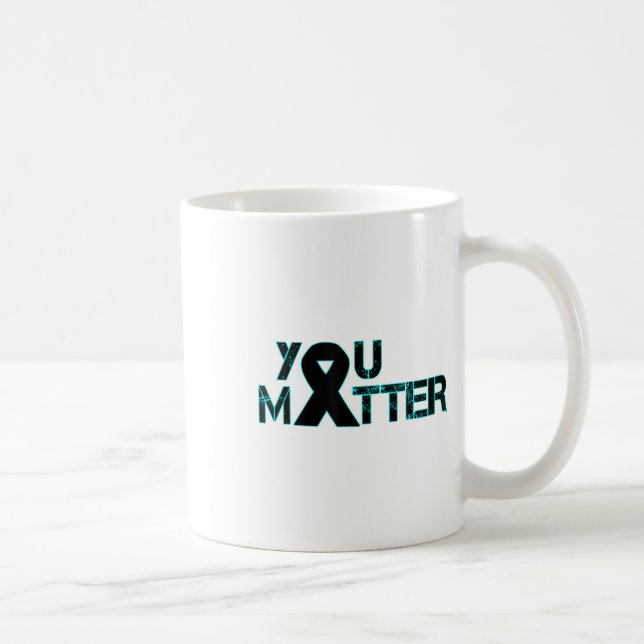 Ihr Selbstmordverhütung Depression Bewusstsein Kaffeetasse (Rechts)