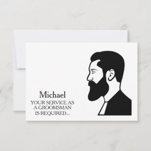 Ihr Service als Trauzeuge Personalisiert erforderl Einladung