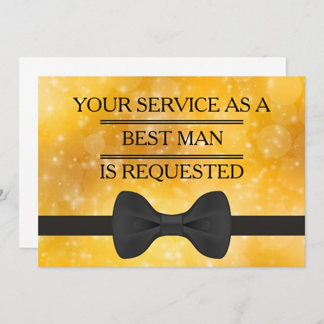 Ihr Service als Trauzeuge Trauzeuge Request Invit Einladung (Vorne/Hinten)