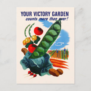 Ihr Siegesgarten Postkarte