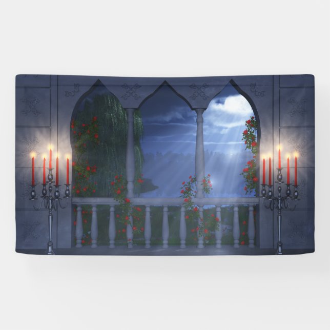 Ihr silberes Mantellbanner Banner (Horizontal)