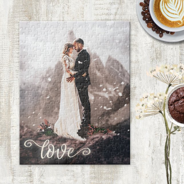 Ihr Skript-Puzzle für Hochzeiten-Foto-Liebe Puzzle (Von Creator hochgeladen)