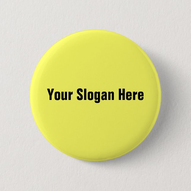 Ihr Slogan hier Button (Vorderseite)