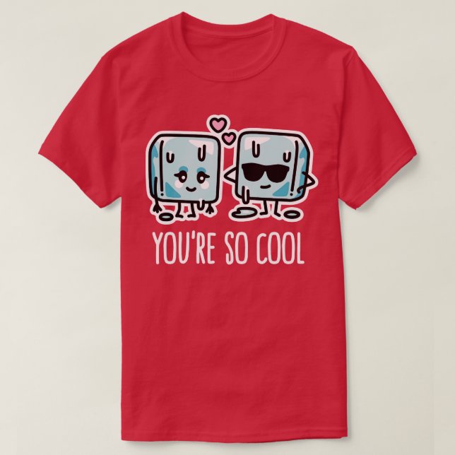 Ihr so cooles Cube Eis Liebhaber in Kawaii T-Shirt (Design vorne)