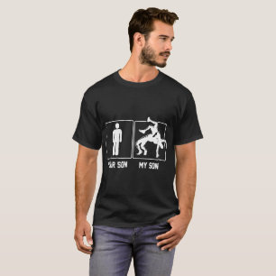 Ihr Sohn mein Sohn-Wrestling-Ringkämpfer-stolzes T-Shirt