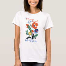 Ihr Soul Blossom Blumenblume T - Shirt gelassen