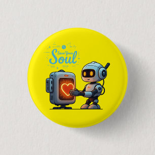 Ihr Soul Niedlich Robot Holding Heart gerettet - F Button