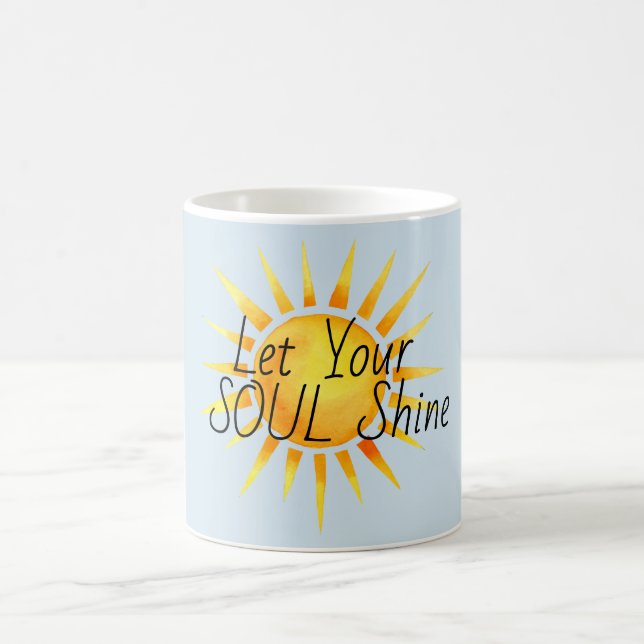 Ihr Soul Shine Inspiration gelassen Kaffeetasse (Mittel)