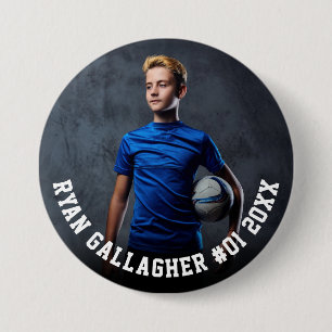 Ihr sportliches Foto Schaltfläche "Personalisier Button