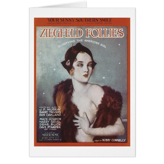 Ihr Sunny Southern Smile Ziegfeld Follies Songbook (Vorne)