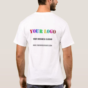 Ihr T - Shirt für Werbefirmen mit Logos und Text
