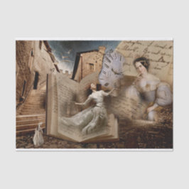 Ihr Tagebuch-Dekoupage Seidenpapier