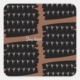 Ihr Tanz Quadratischer Aufkleber