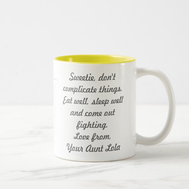 "Ihr Tasse Tanten-Lola" (Rechts)