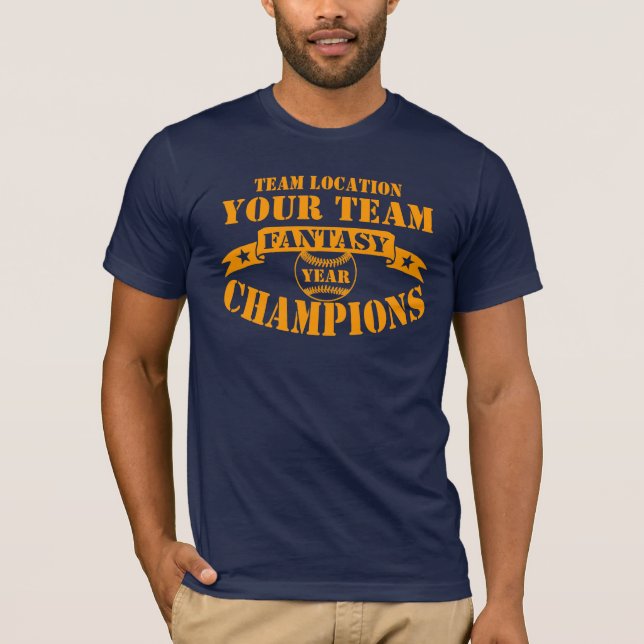 IHR TEAM FANTASY BASEBALL CHAMPS T-Shirt (Vorderseite)