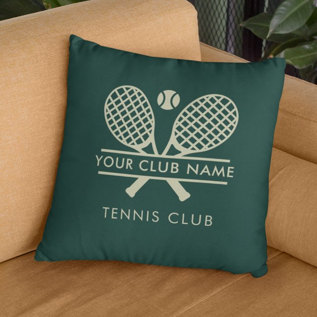 Ihr Tennis Club Name Team Country Office Kissen (Your Tennis Club Name Team Country Office Throw Pillow)