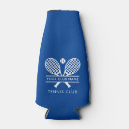 Ihr Tennis Club Name Team Spieler Blue Custom Flaschenkühler