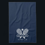 Ihr Tennisteam, egal ob Farbe weiß Geschirrtuch<br><div class="desc">Dieses Küchentuch lässt sich leicht anpassen, indem Sie den Club- oder Gesellschaftsnamen hinzufügen, indem Sie auf den Knopf "Personalisieren" klicken. Sie können den Hintergrund, die Schriftart und die Küchentücherfarbe ändern, indem Sie auf "Bearbeiten mit dem Design-Tool" klicken. Ideal für alle Clubs, Geschäfte oder Schulklassen. Bestellen Sie so viele oder so...</div>