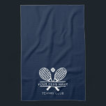 Ihr Tennisteam, egal ob Farbe weiß Geschirrtuch<br><div class="desc">Dieses Küchentuch lässt sich leicht anpassen, indem Sie den Club- oder Gesellschaftsnamen hinzufügen, indem Sie auf den Knopf "Personalisieren" klicken. Sie können den Hintergrund, die Schriftart und die Küchentücherfarbe ändern, indem Sie auf "Bearbeiten mit dem Design-Tool" klicken. Ideal für alle Clubs, Geschäfte oder Schulklassen. Bestellen Sie so viele oder so...</div>