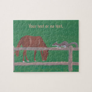 Ihr Texpferd, Eichhörnchenweide und Rätsel Puzzle