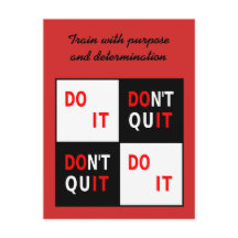 Ihr Text Beenden Sie die motivierend Postkarte nic