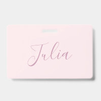 Ihr Text | Elegantes Skript & Soft Blush Pink