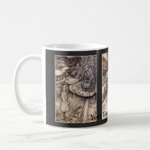 Ihr Text/Farbe Alice im Wunderland Rackham Kunst Kaffeetasse