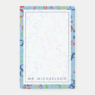 Ihr Text Farbenfrohe Mathematik Post-it Klebezettel