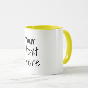 Ihr Text hier, anpassbare Tasse