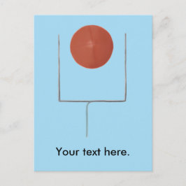 Ihr Text hier Personalisierte Fußball-Postkarten Postkarte