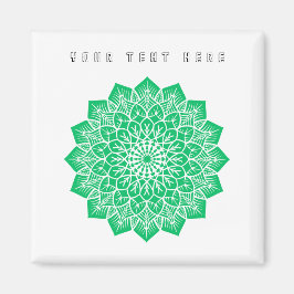 Ihr Text hier Text Bild grün Zuhause Küche Magnet