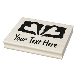 Ihr Text ist maßgeschneidert Gummistempel