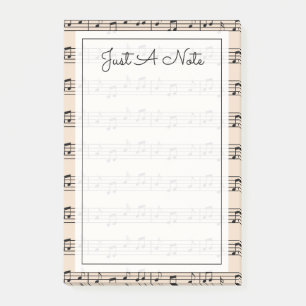 Ihr Text   Musikalische Hinweise Post-it Klebezettel