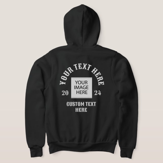 IHR TEXT ODER IHR LOGO HIER HOODIE (AblageHinten)