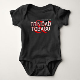 (Ihr Text) Trinidad und Tobago Baby Strampler