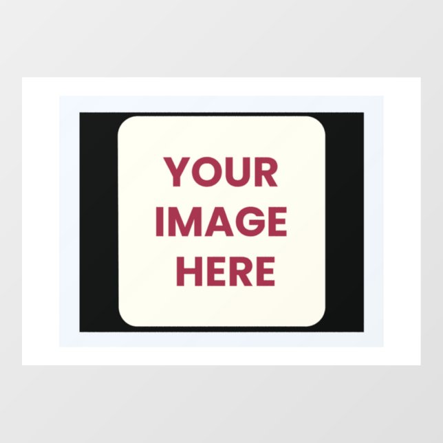 Ihr Textzeichen Fensteraufkleber (Blatt)