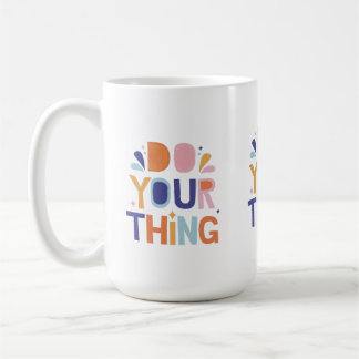 Ihr Think Slogan Tasse Design