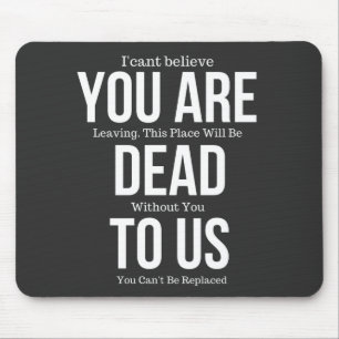 Ihr tot für uns mousepad