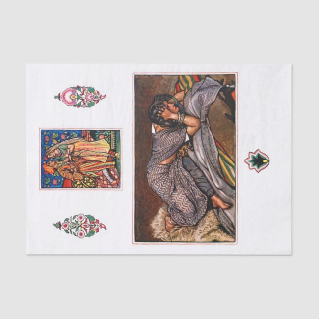 Ihr trauriges Lied Seidenpapier (Vorderseite)