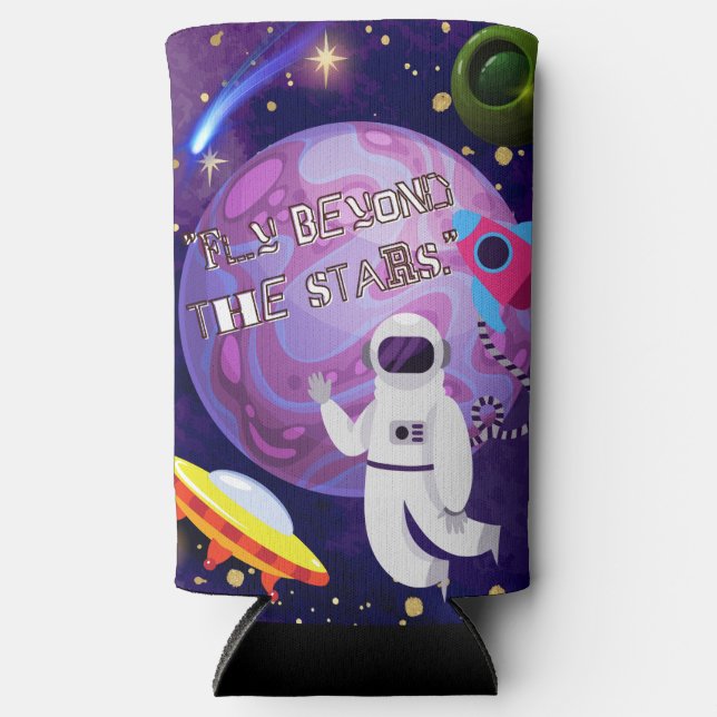 IHR ÜBER DIE STERNE HINAUS, ASTRONAUT SELTERS DOSENKÜHLER (Vorderseite)