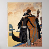 Ihr und Ihm, Mode Illustration, 1921 (pochoir p