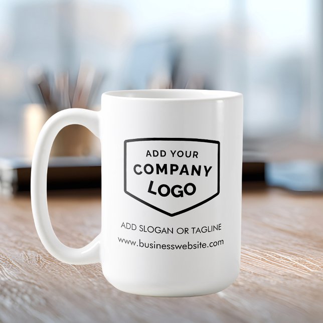 Ihr Unternehmen für Logo-Unternehmen - kundenspezi Kaffeetasse (Your Business Logo Company Swag Custom Coffee Mug)