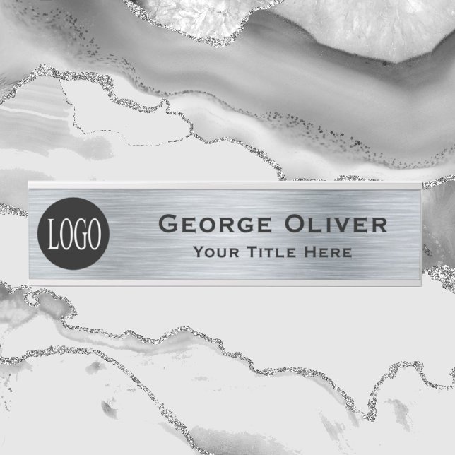 Ihr Unternehmen Logo Office Türsignierung Metallic Türschild (Von Creator hochgeladen)