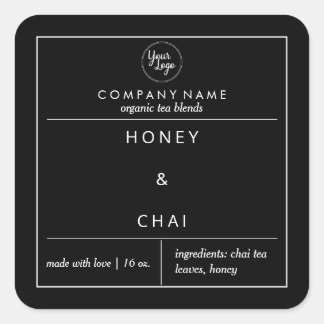 Ihr Unternehmensproduktesiegel Quadratischer Aufkleber